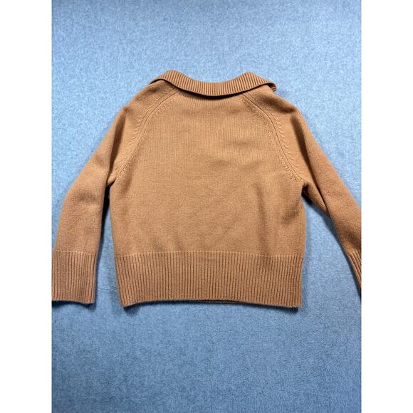 arch4 Cashmere Collared V-Neck Sweater Medium - Picture 6 of 6